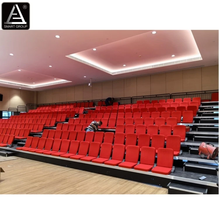 Indoor Auditorium Arena Retractable Bleacher Seating System