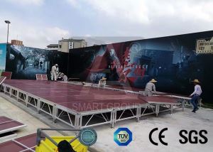 Palco portátil de alumínio