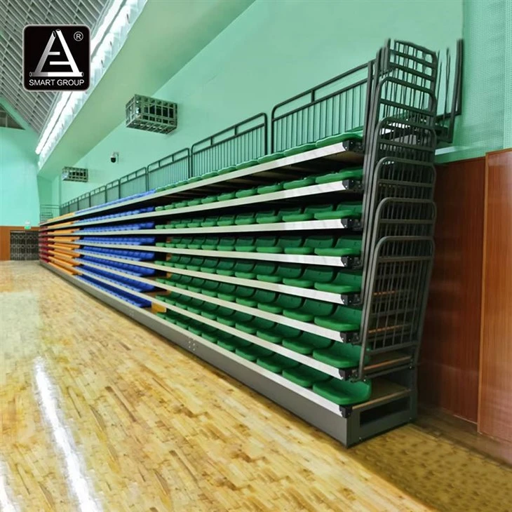 Motorized Retractable Bleachers Seating high quality
